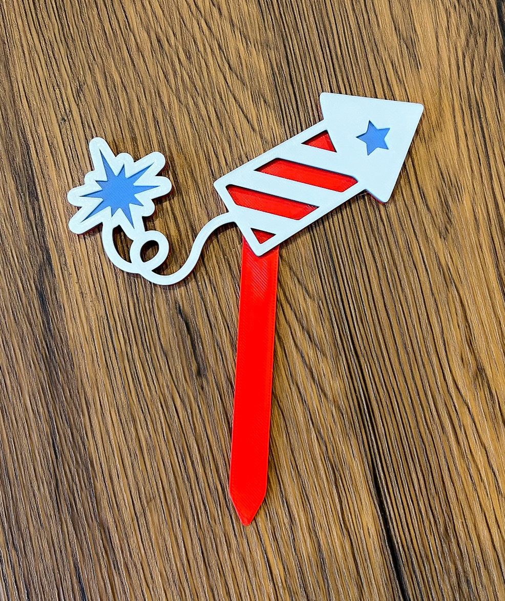 4th of July Garden Stakes