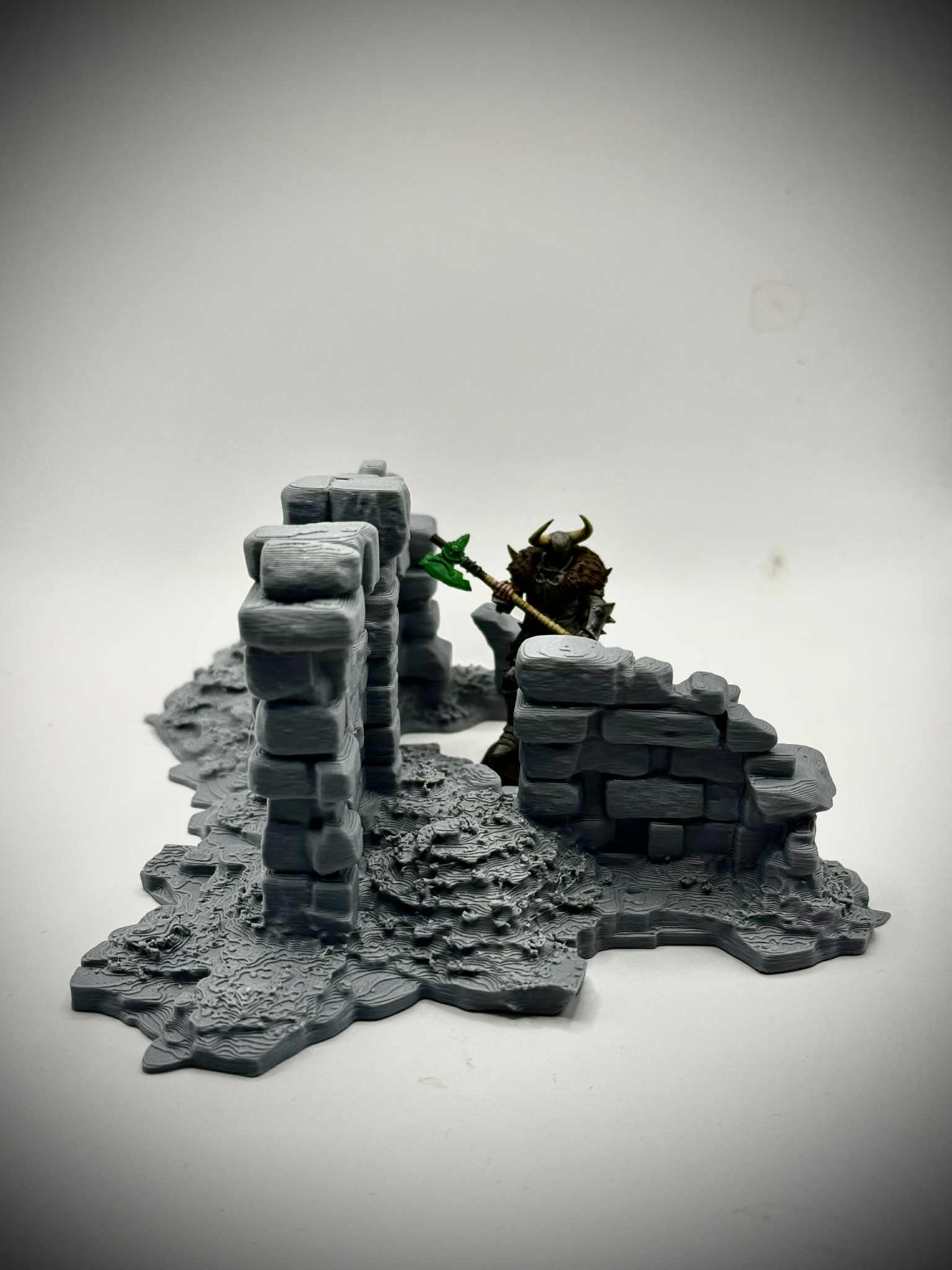 Ruined temple wall - Scatter terrain