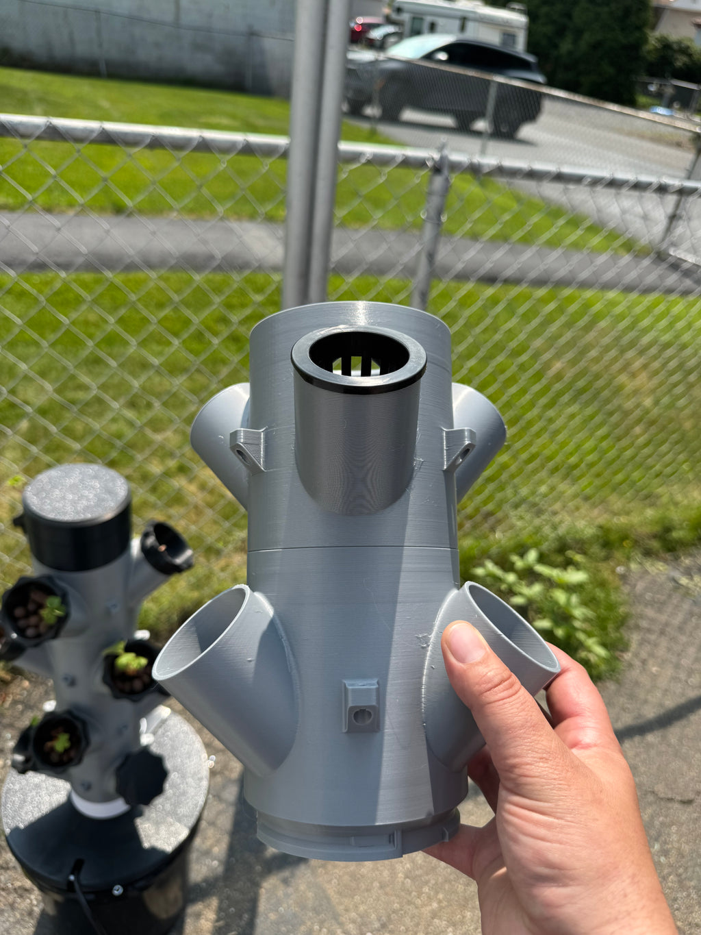 2 inch net pot tower without diffuser