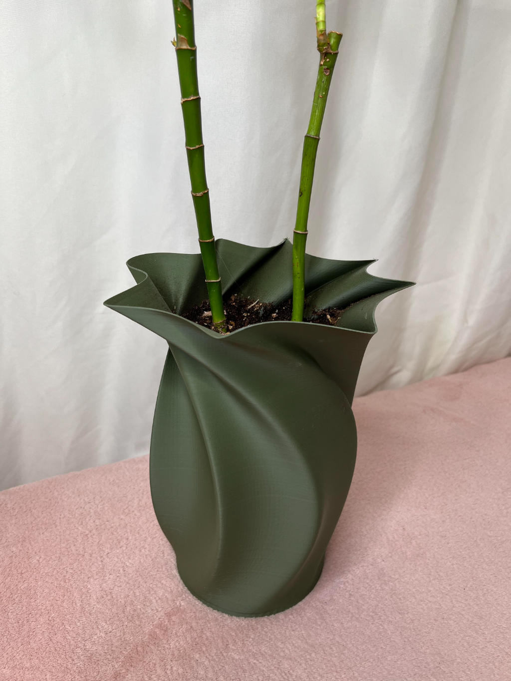 Elligant Spiral Vase
