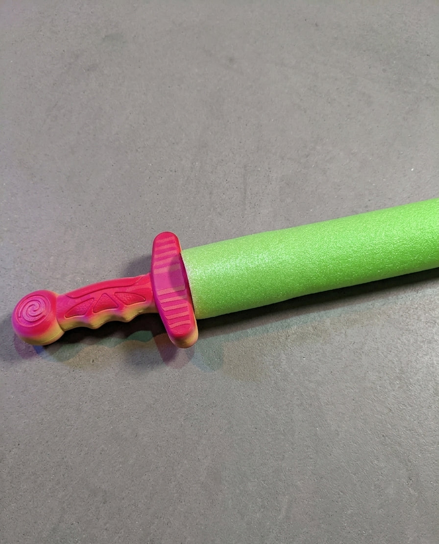 The Backyard Brawler ( Pool noodle handle )