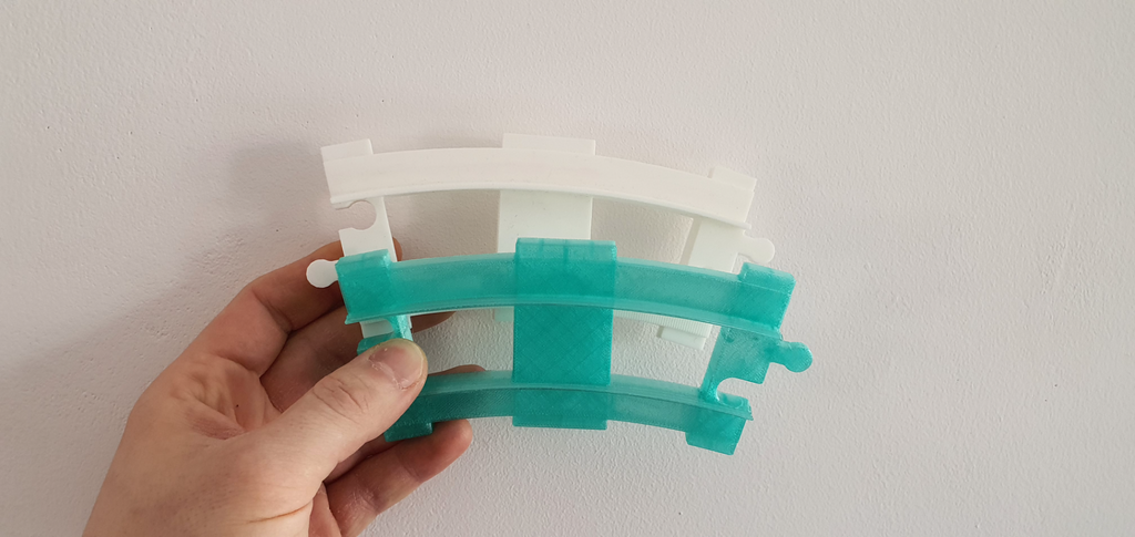BRICK DUPLO TRAIN CURVE RAIL