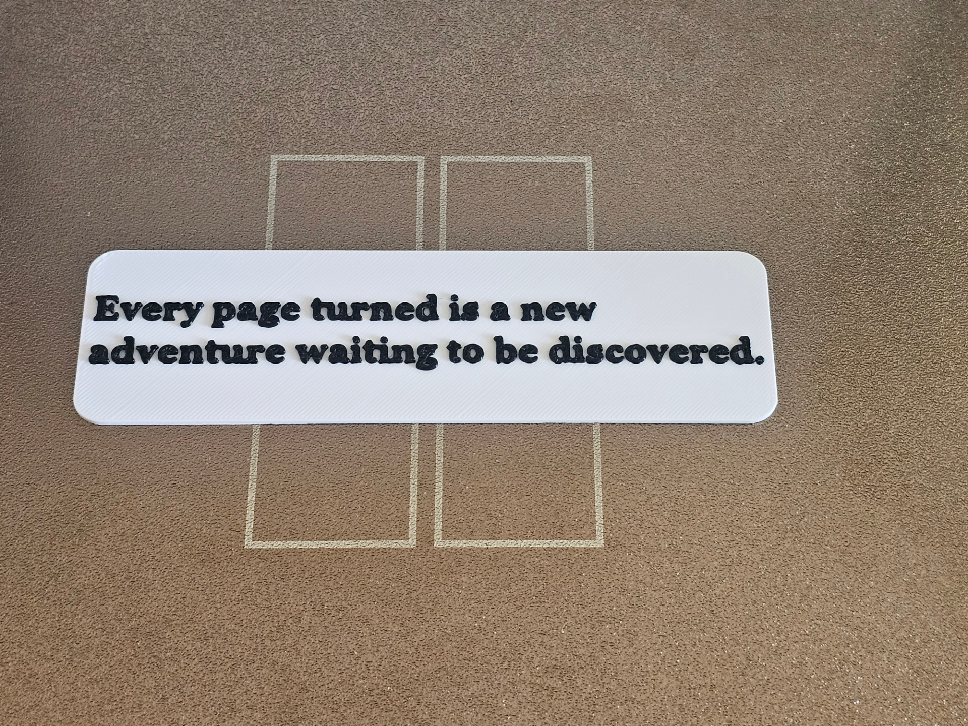 Bookmark with quote (No AMS needed!)
