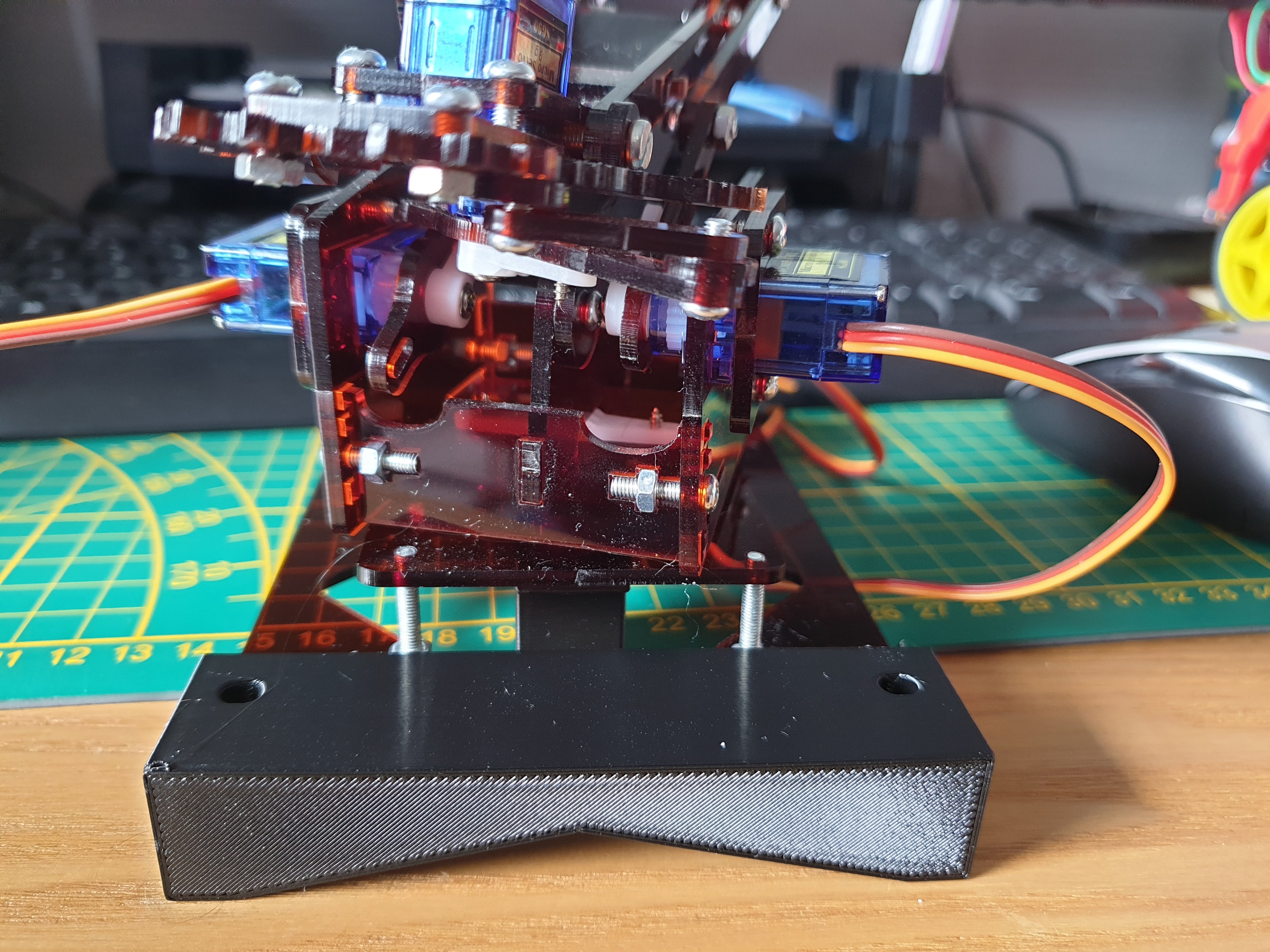 pieds pour kit pince / bras arduino (SG90) / robot arm
