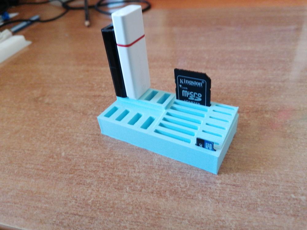USB & SD Card Holder