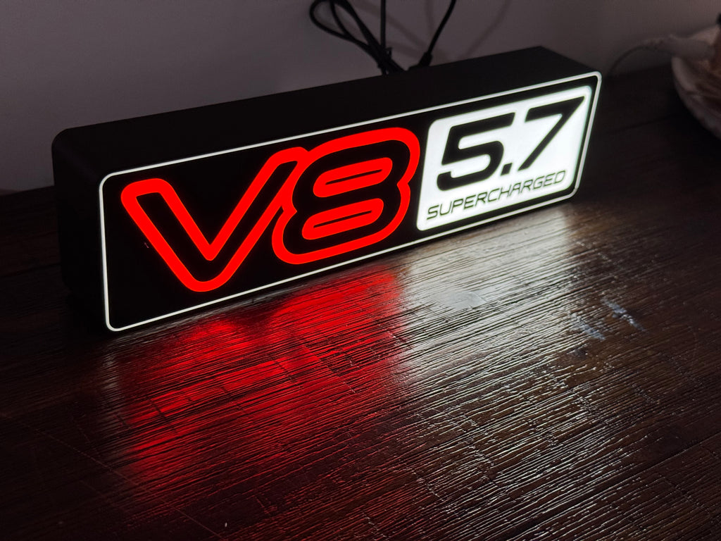 Holden Commodore: V8 5.7L Supercharged Logo Badge
