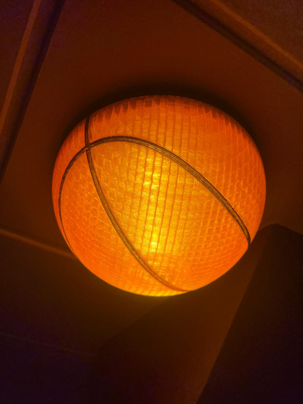 Basketball lampshade