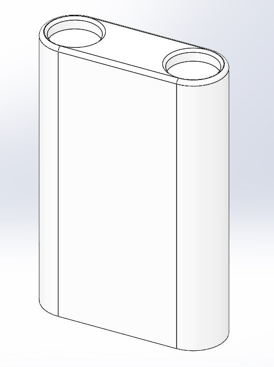 Simple fast spacer for the glass cover [Bambu Lab P1S/X1/ X1C]