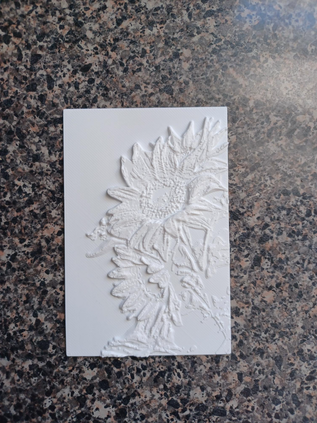 Flower Lithophane