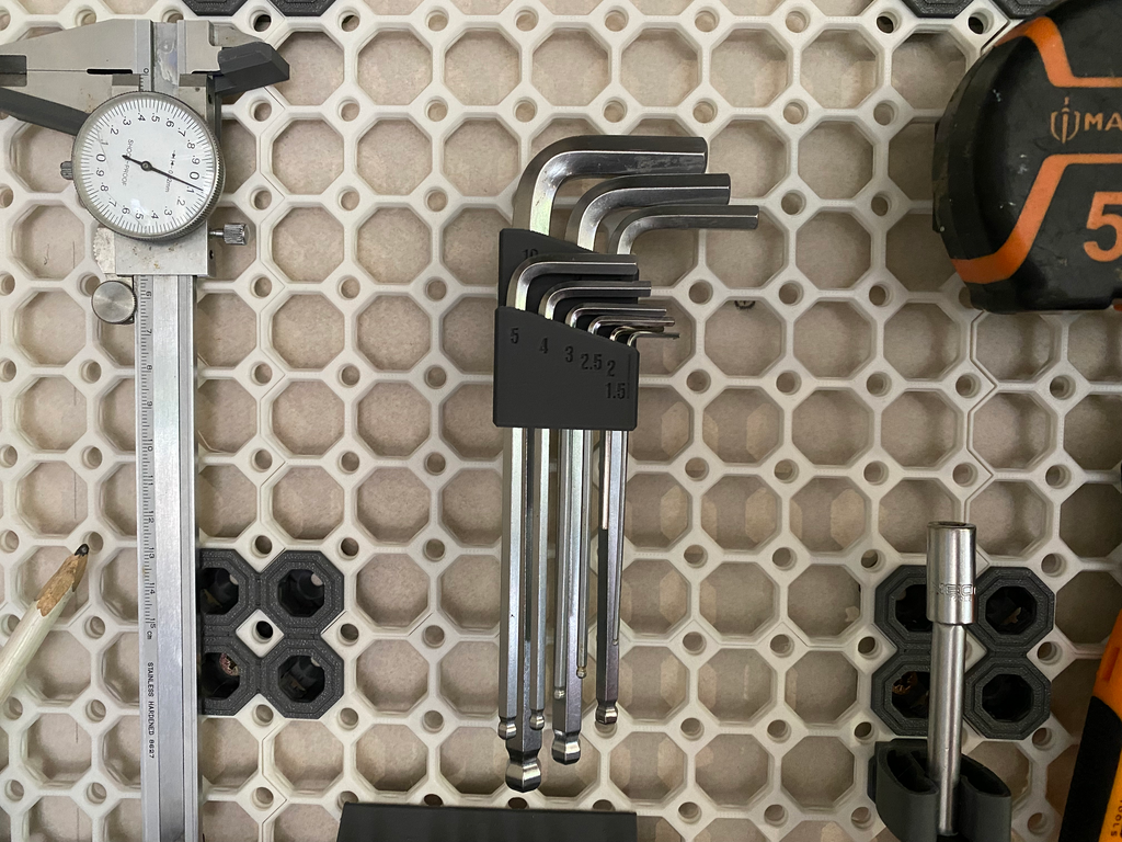 Removable Multiboard Allen / Hex Key Holder