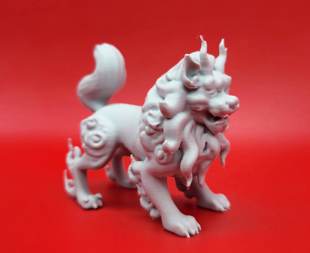 Demon Dog Sculpture