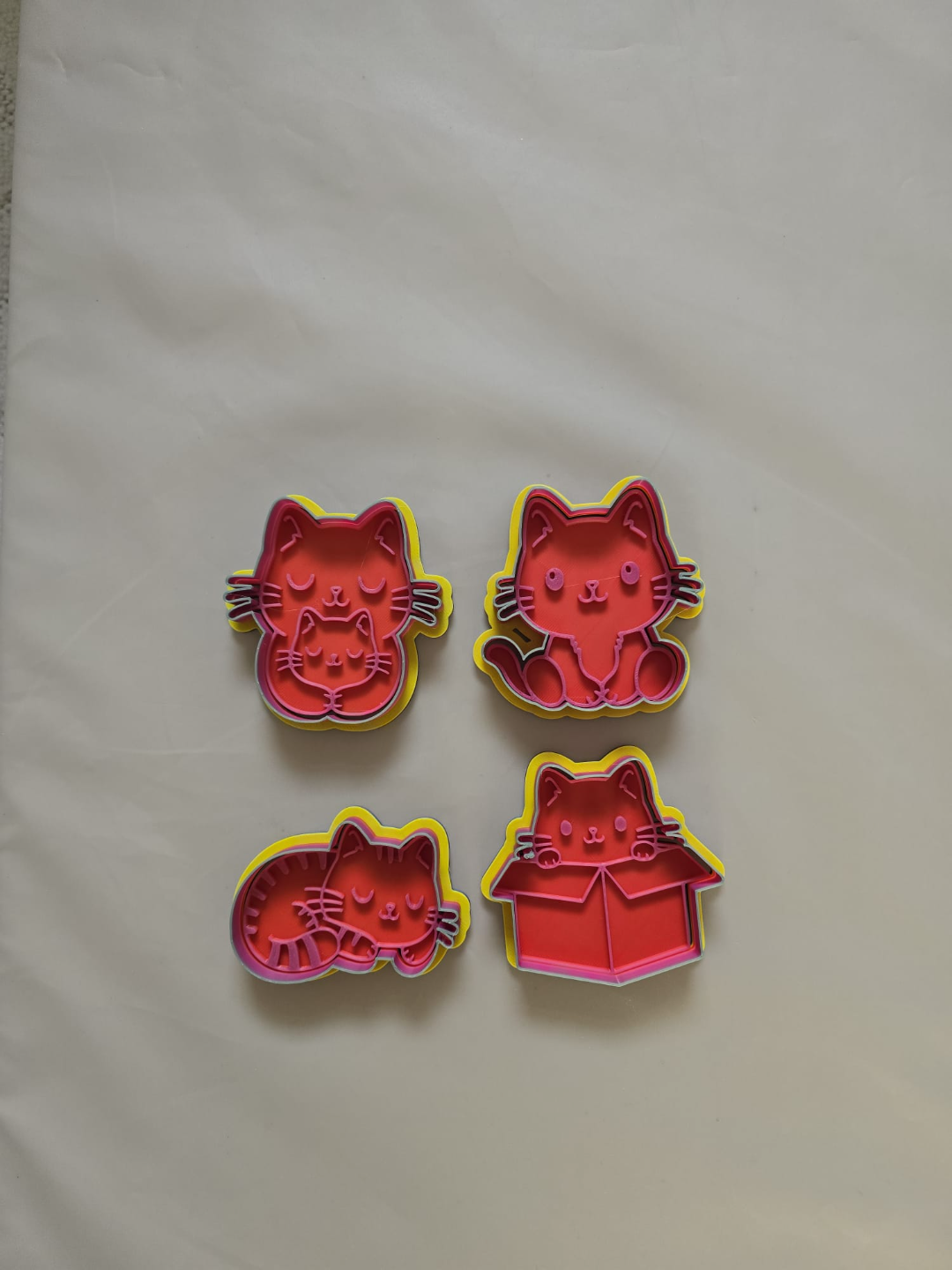 Kawaii Cute Cat Animal Clay Playdoh Cookie Cutter
