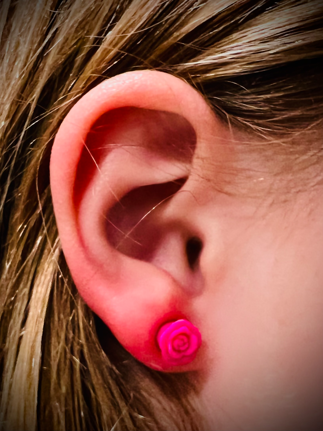 Magnetic Rose Earrings