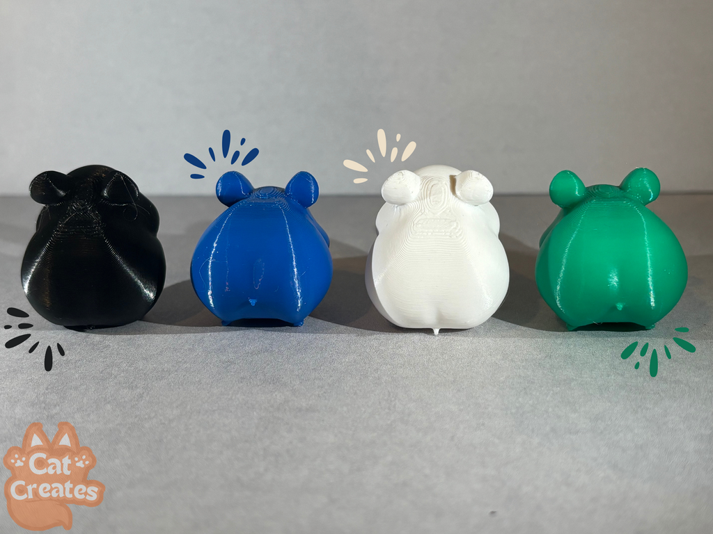Big Butt Hamster [Easy Print!]