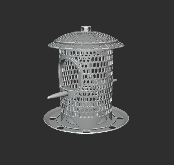 Modern bird feeder
