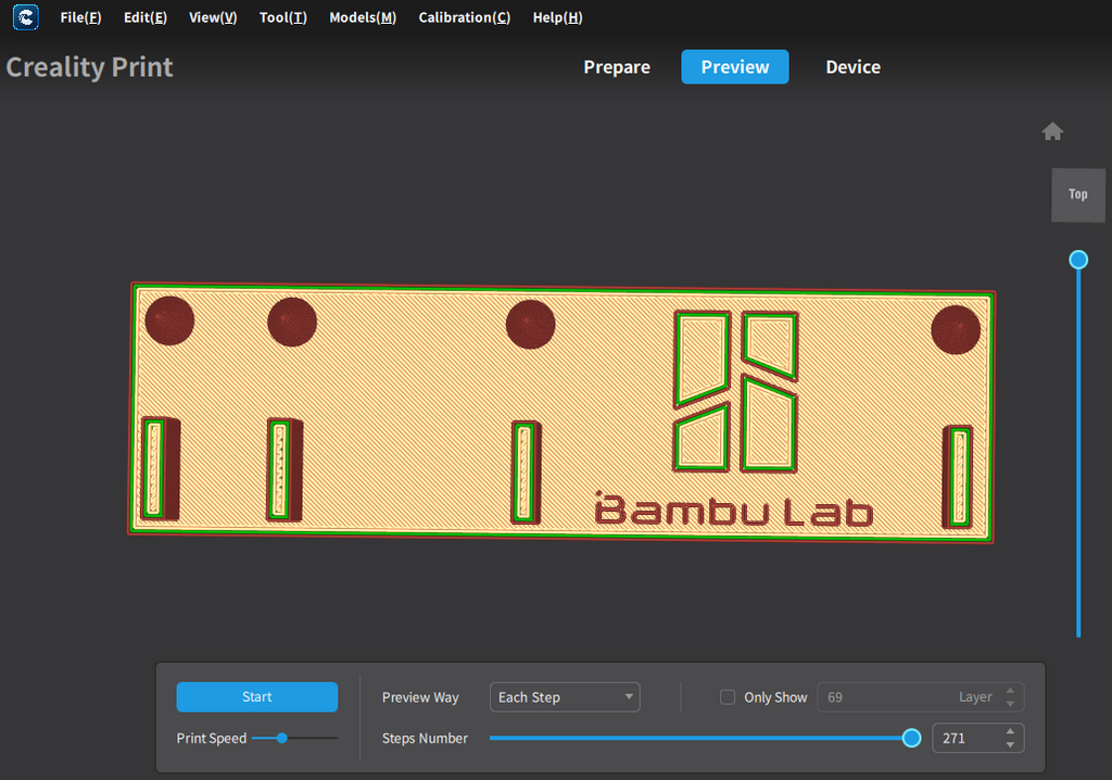 Quick Bambulab retraction test