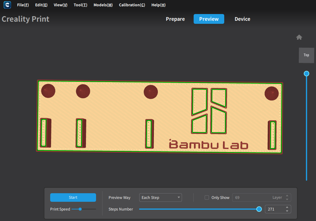 Quick Bambulab retraction test