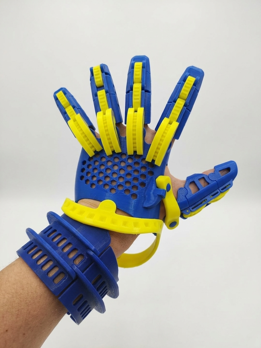 Cybernetic Exoskeleton Power Armor Glove