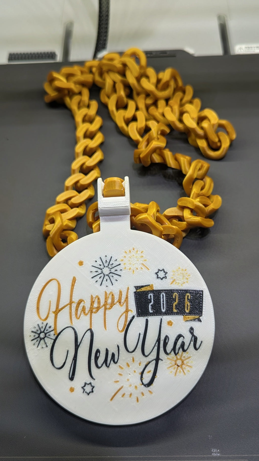 New Years Eve 2026 Pendant/Chain