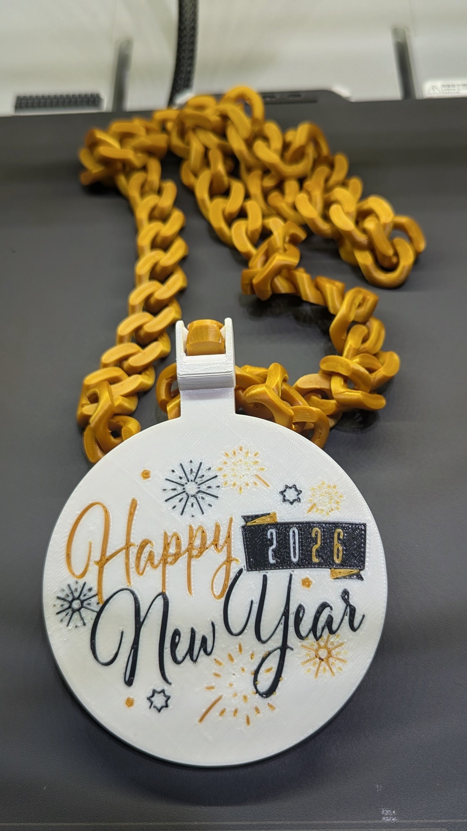 New Years Eve 2026 Pendant/Chain