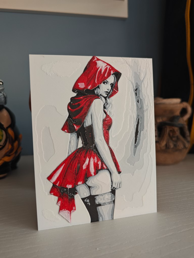 Hueforge caperucita roja