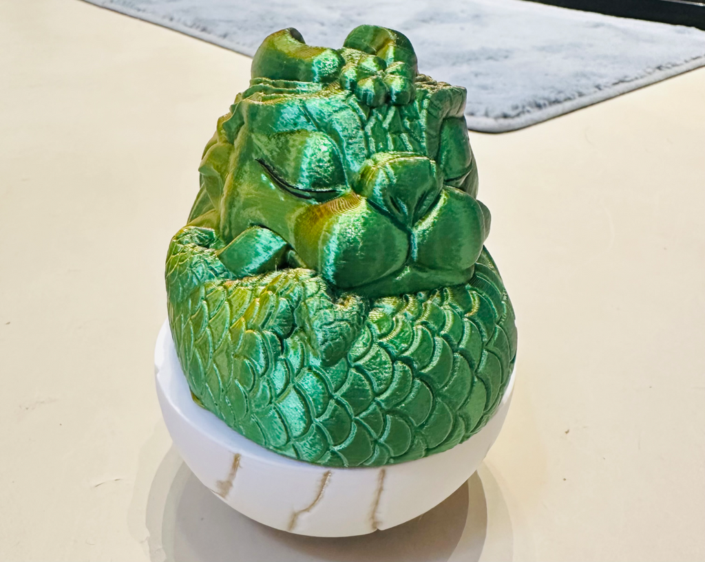 Sleeping Dragon Threaded Dragon Egg