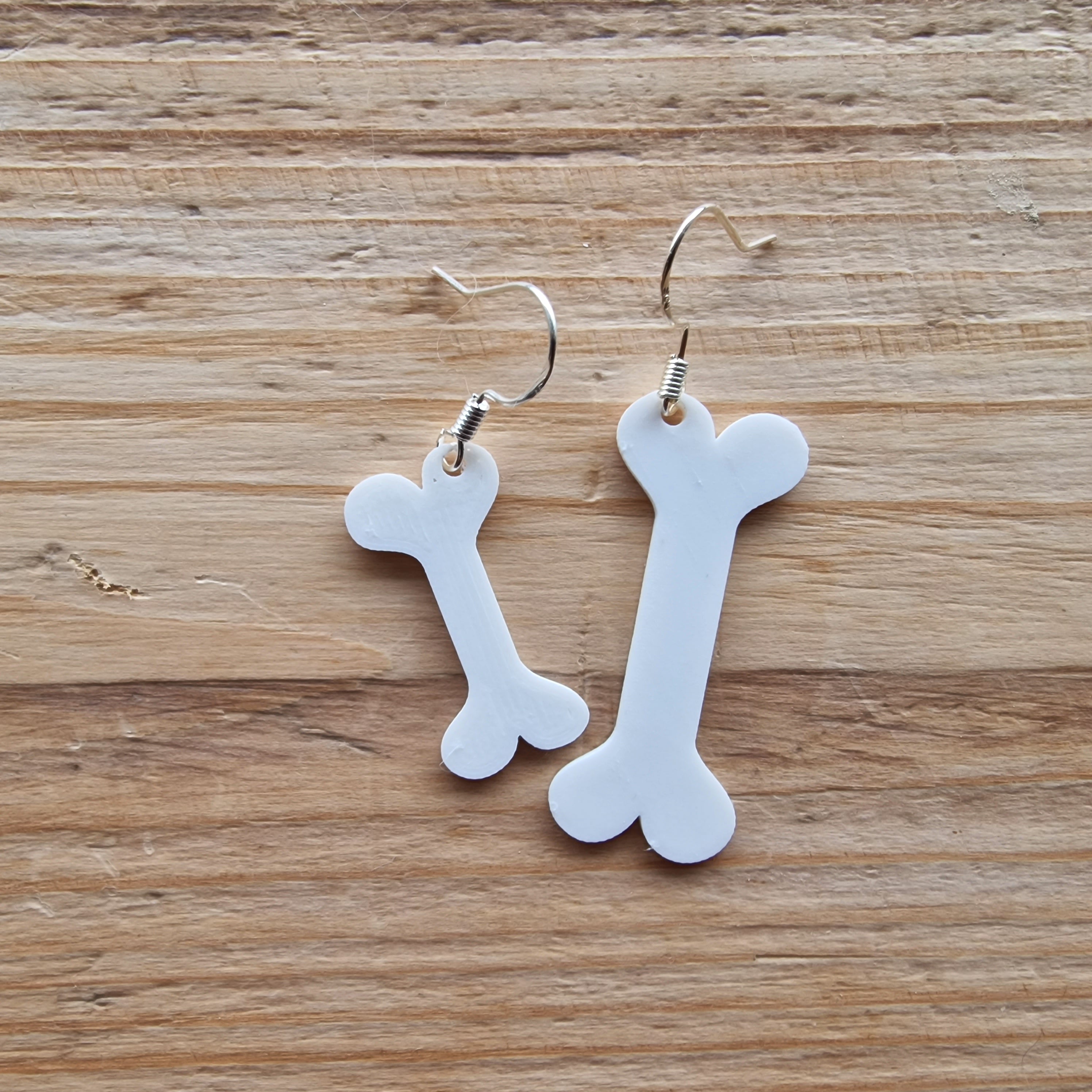 Bone earrings halloween