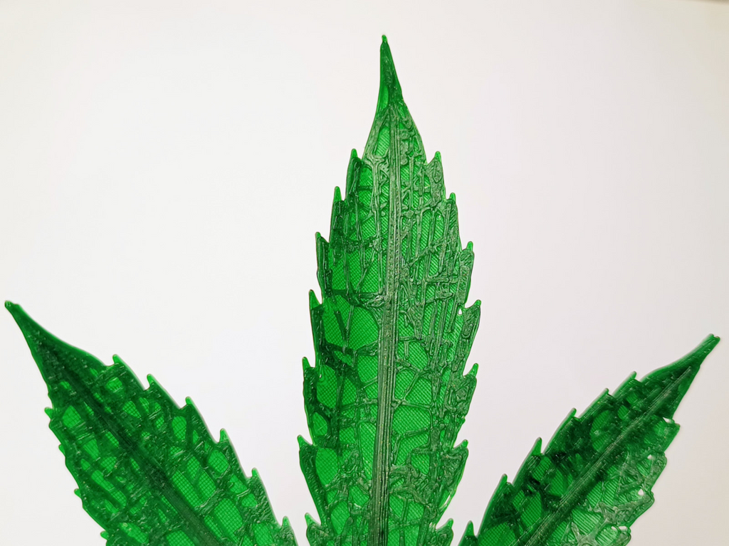 Realistic Artistic Pot Leaf