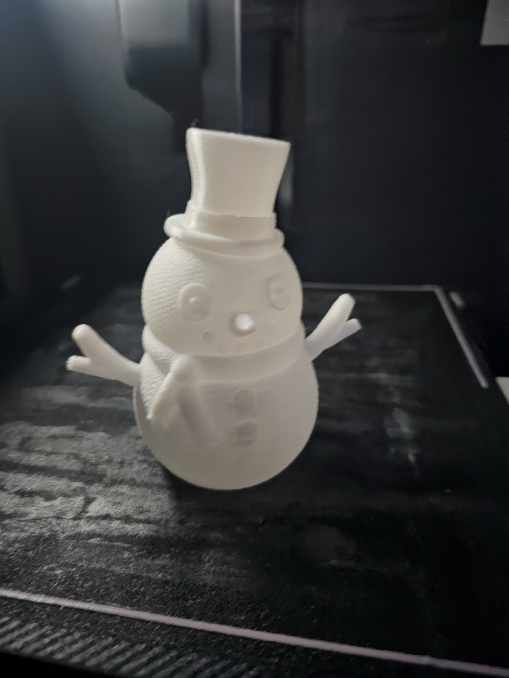 snowman CHUBBS knit LED tea light Lamp
