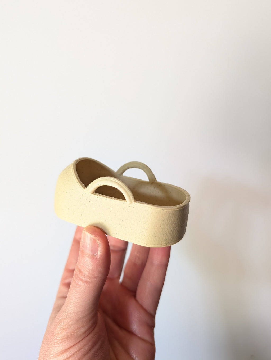 Mini Baby Moses Basket Miniature Dollhouse