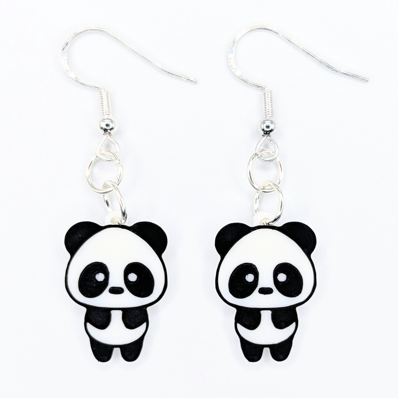 Cute Tiny Panda Earrings - Panda 5 by Amanda Roos
