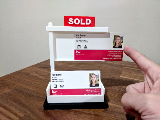 Real Estate Business Card Holder