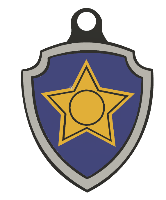 Paw Patrol Chase Badge