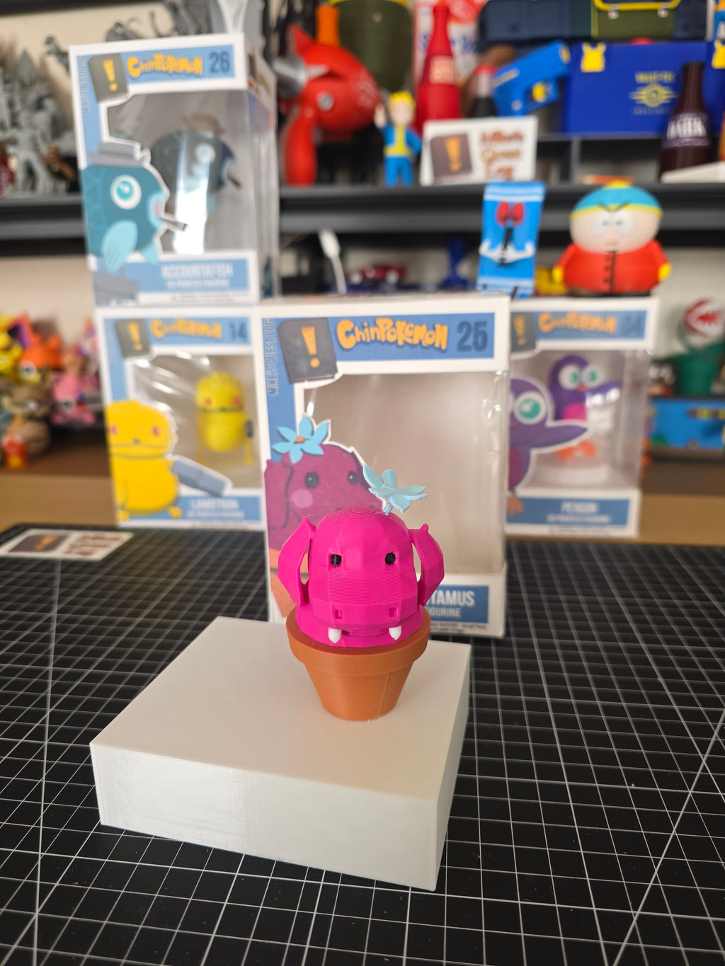 Flowerpotamus Chinpokomon from South Park - AI