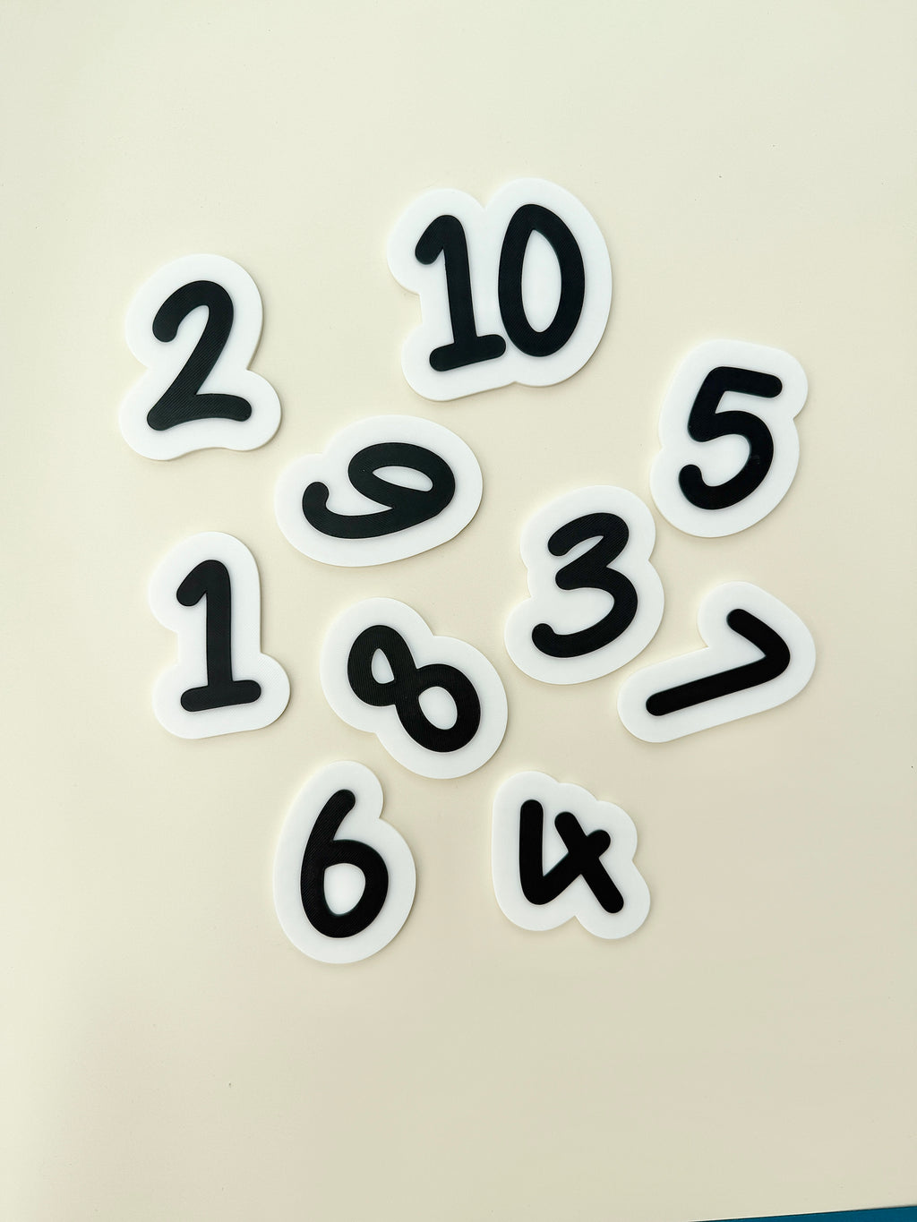Double Layer Numbers | Cake Topper Number 1-10