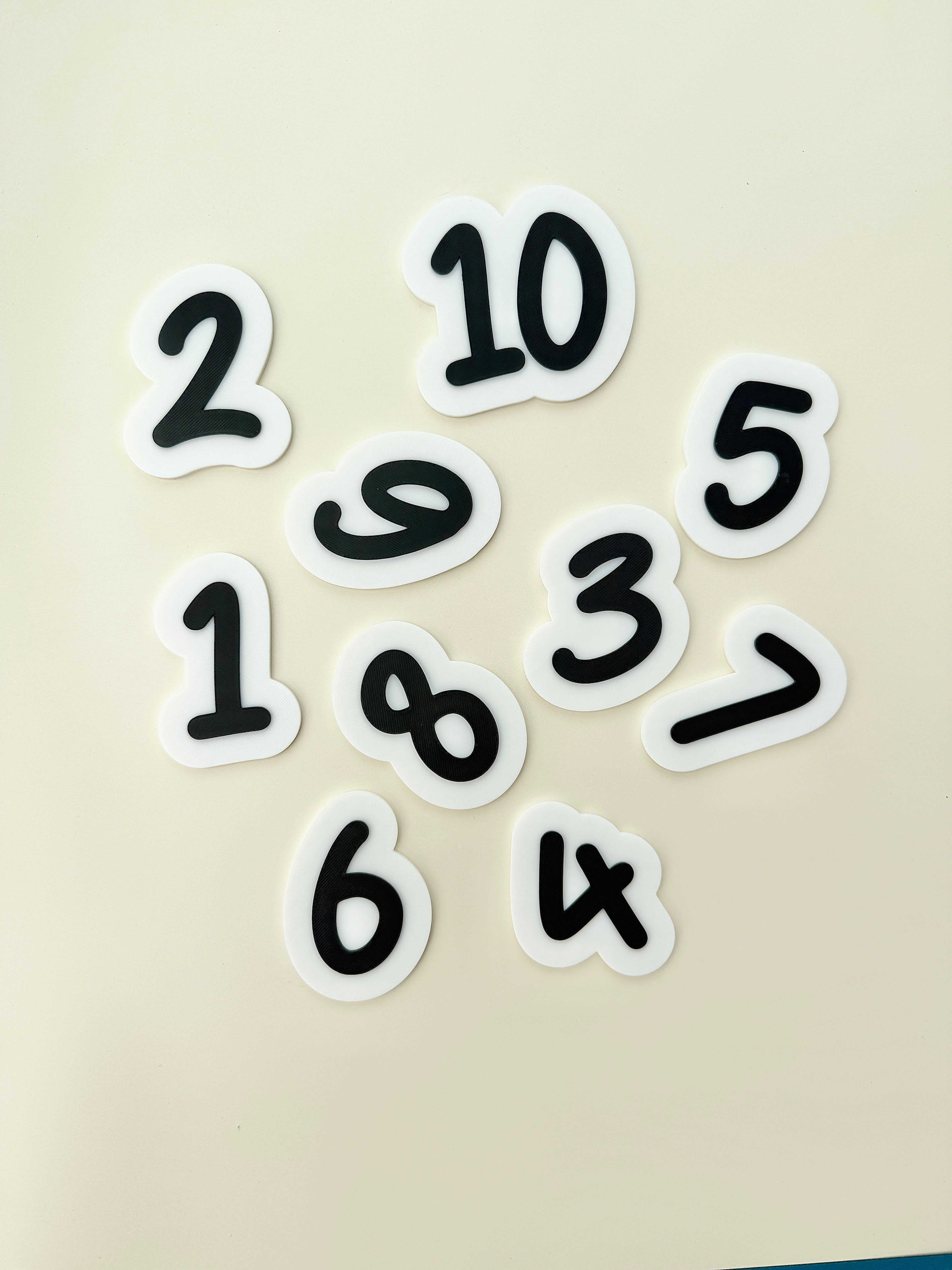 Double Layer Numbers | Cake Topper Number 1-10