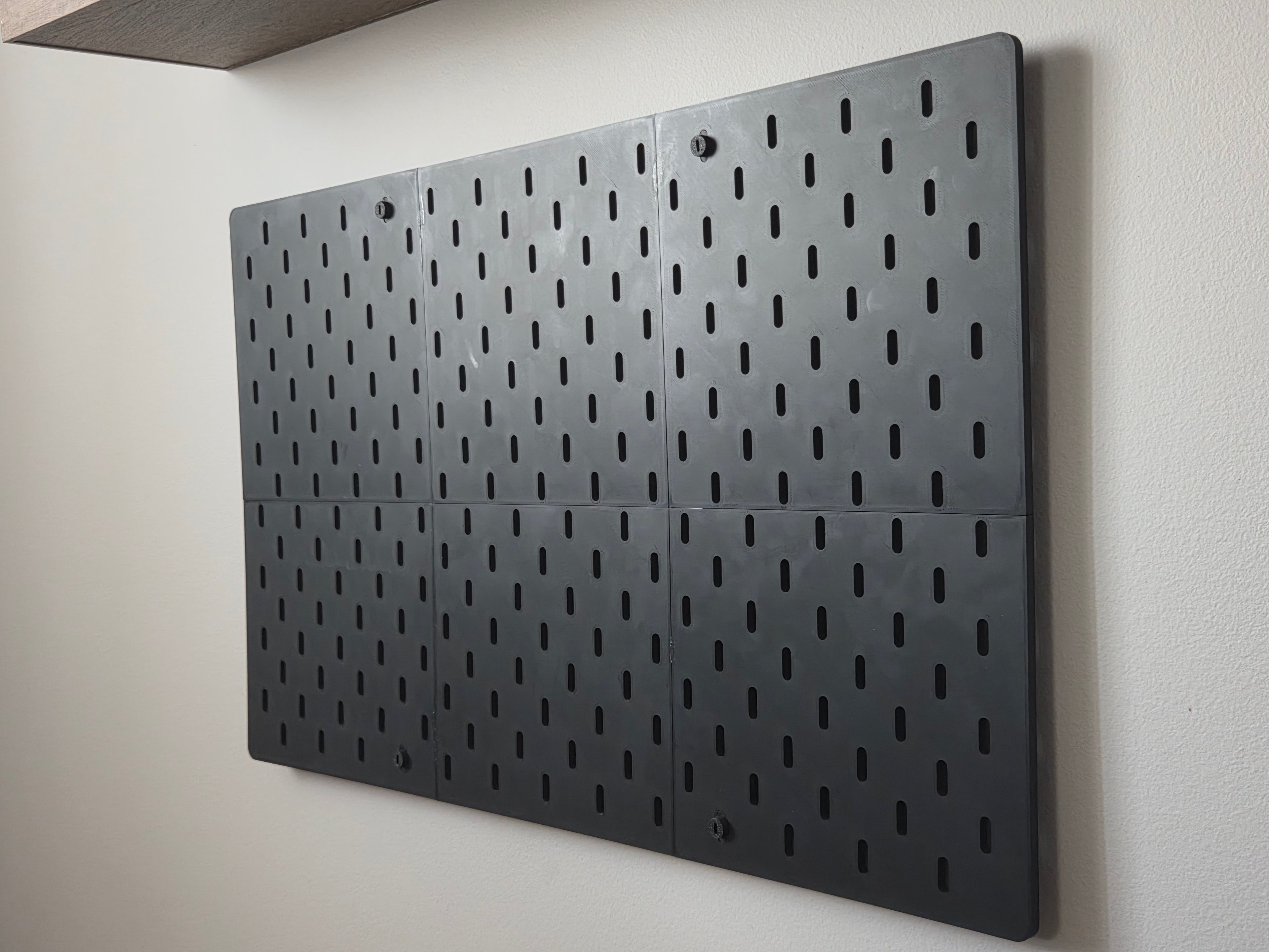 360mm x 560mm SKÅDIS style pegboard: 6pcs