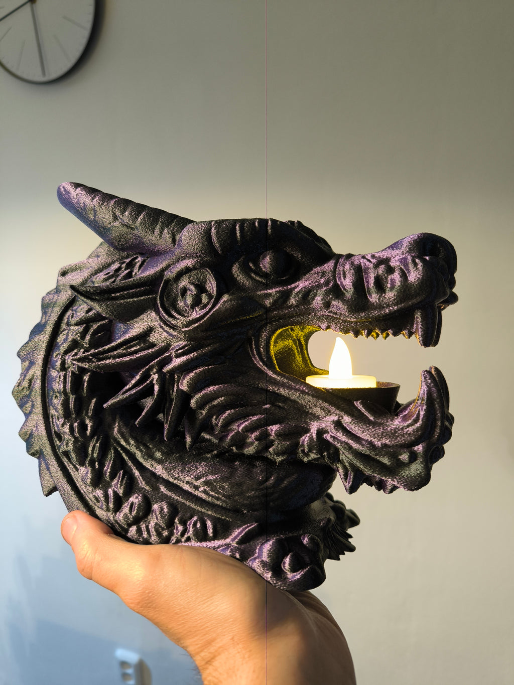 Dragon's Mouth - LED tealight Holder