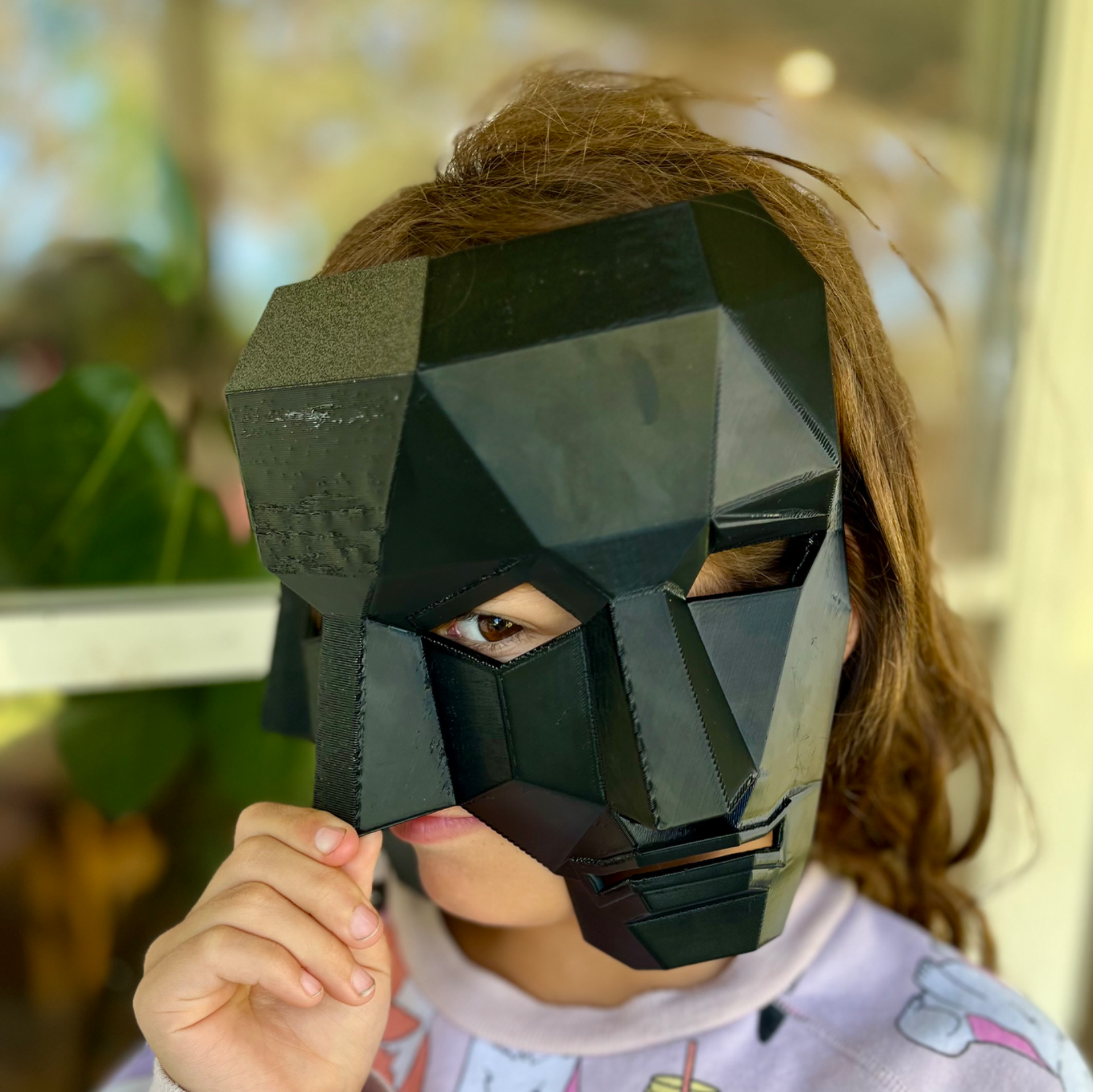 Three face mask, seen in Rescue Me music video