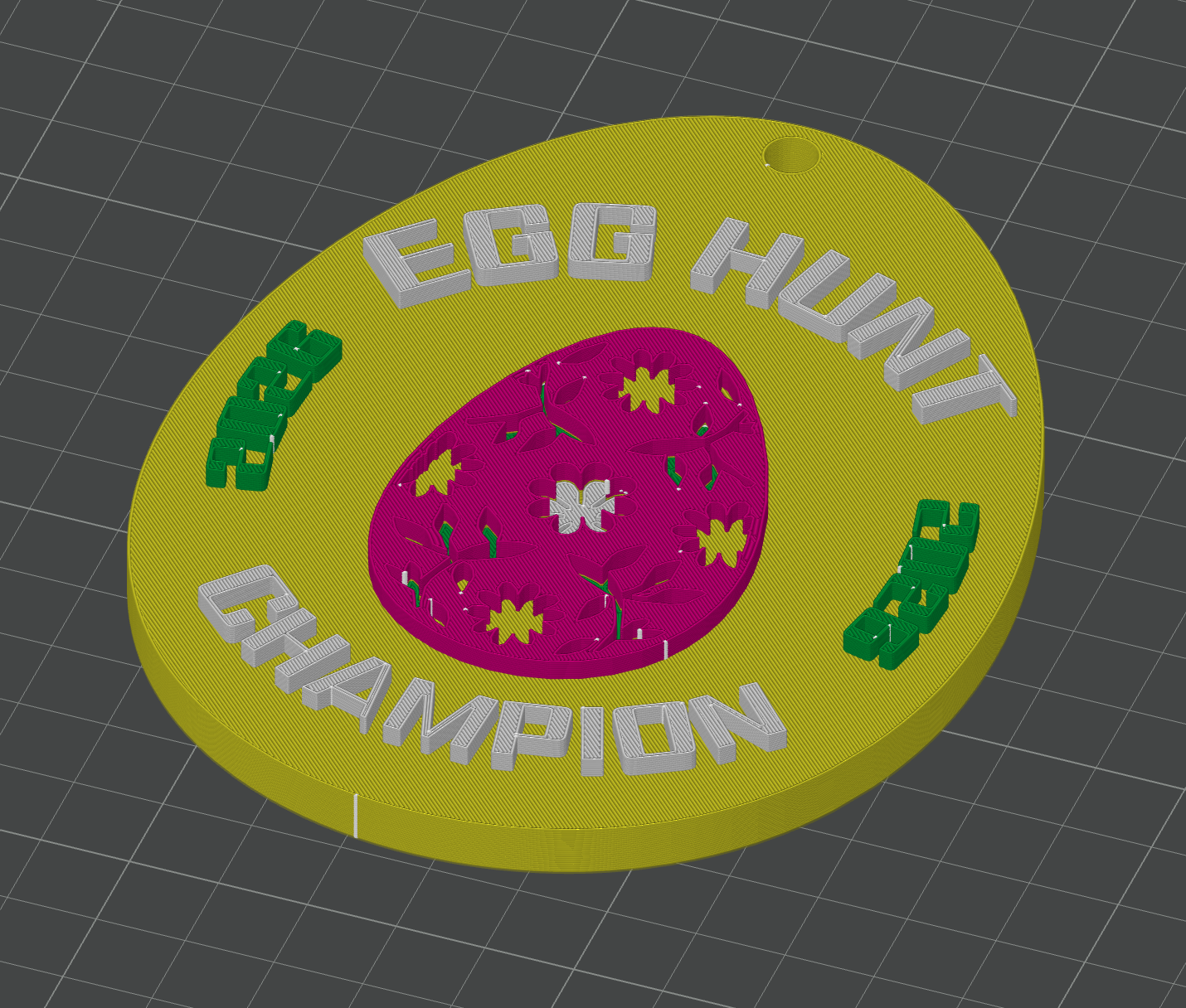Easter Egg hunt award medal 2026