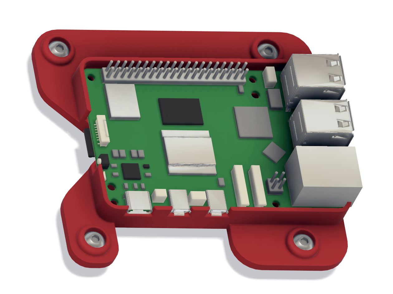 Raspberry Pi 5 VESA 75x75 Re-Remix