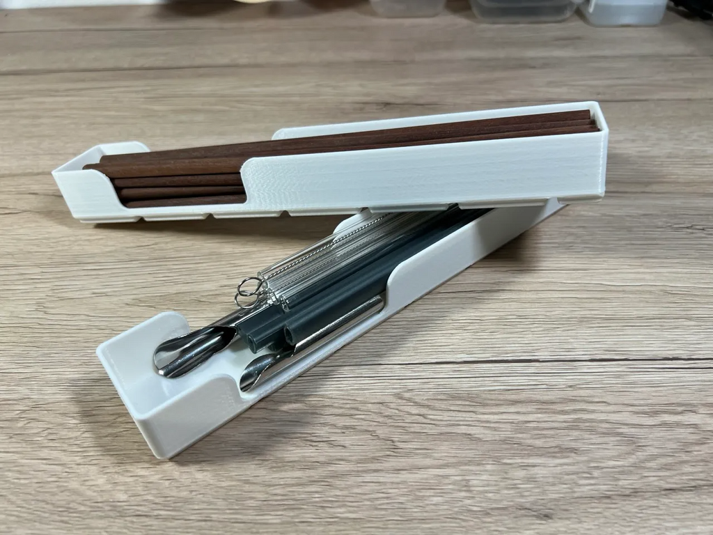 Gridfinity cutlery low profile bins