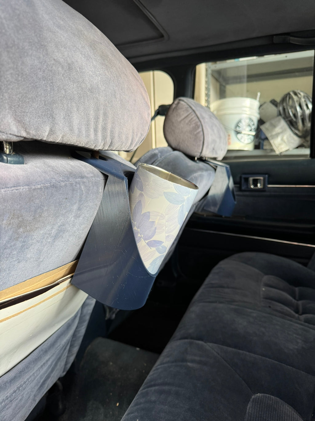 Headrest Mounted Cup Holder - 2 Mount Sizes