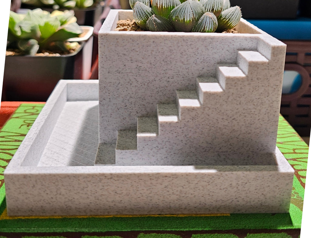 Planter with stair - Detachable version
