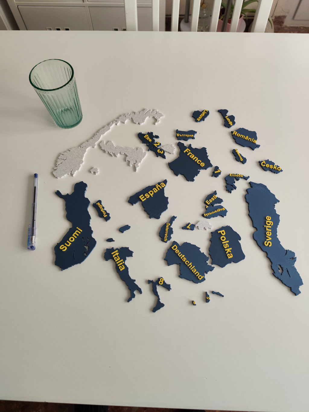 European Union countries puzzle