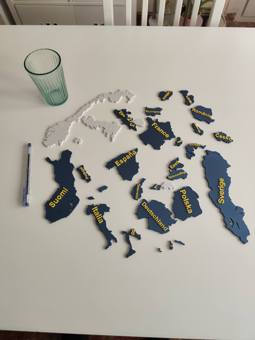 European Union countries puzzle