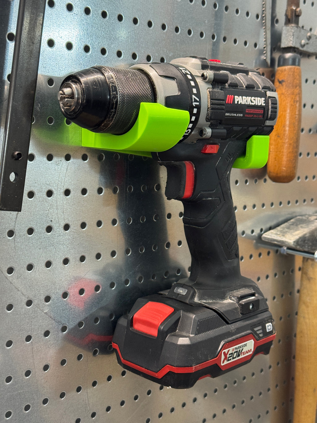 Parkside Performance aku drill holder