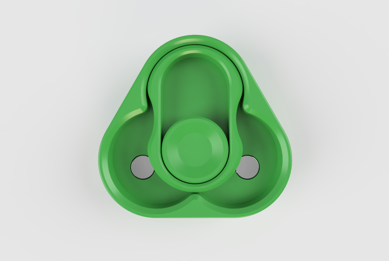 Magnetic sliding fidget