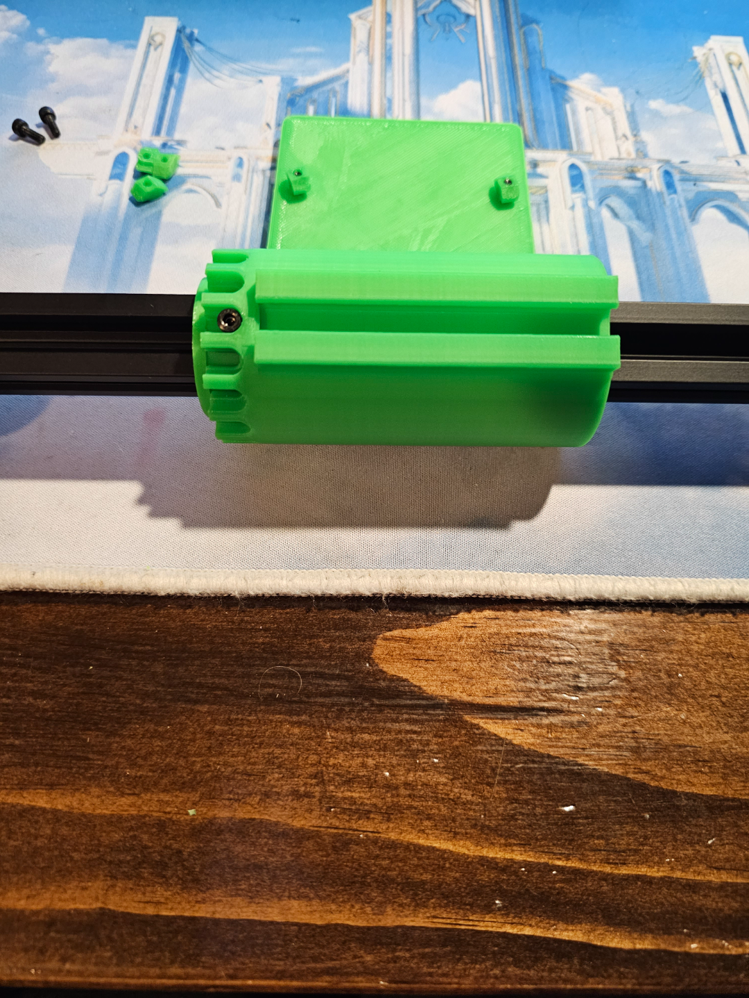 360 Cylinder Mount for 2020 Extrusion