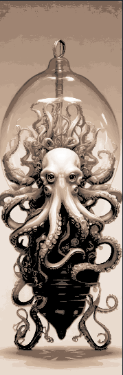 Unusual Mix - What if it took an Octopus to run a lightbulb?? - Set of 3 Bookmarks